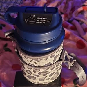 HydroJug Blue and Gray Water Bottle